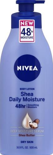 imageNIVEA Cocoa Butter Body Lotion for Dry Skin with Hyaluronic Acid Cocoa Butter and Deep Nourishing Serum 72Hour Body Moisturizer 338 Fl Oz Value Size Pump BottleShea Butter