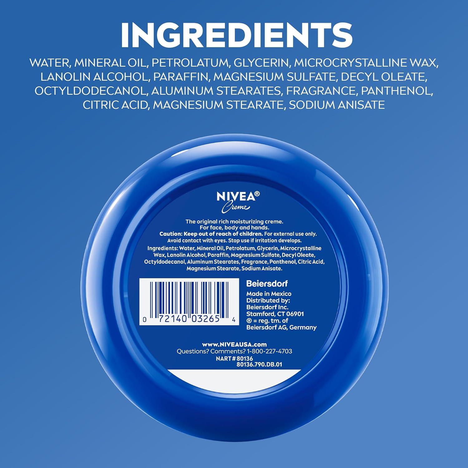 imageNIVEA Creme Face Hand and Body Moisturizer Cream Rich Body Cream for Dry Skin Mothers Day Gifts 16 Oz JarCreme Body