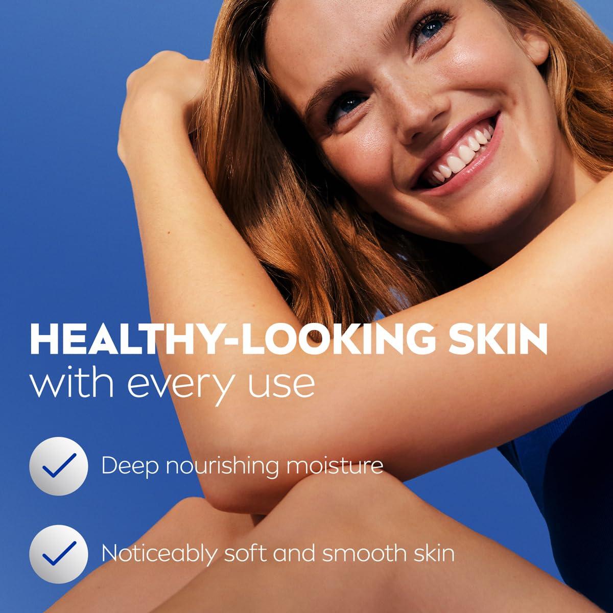 imageNIVEA Essentially Enriched Body Lotion for Very Dry Skin with Hyaluronic Acid Almond Oil and Deep Nourishing Serum 72Hour Body Moisturizer 338 Fl Oz Value Size Pump Bottle