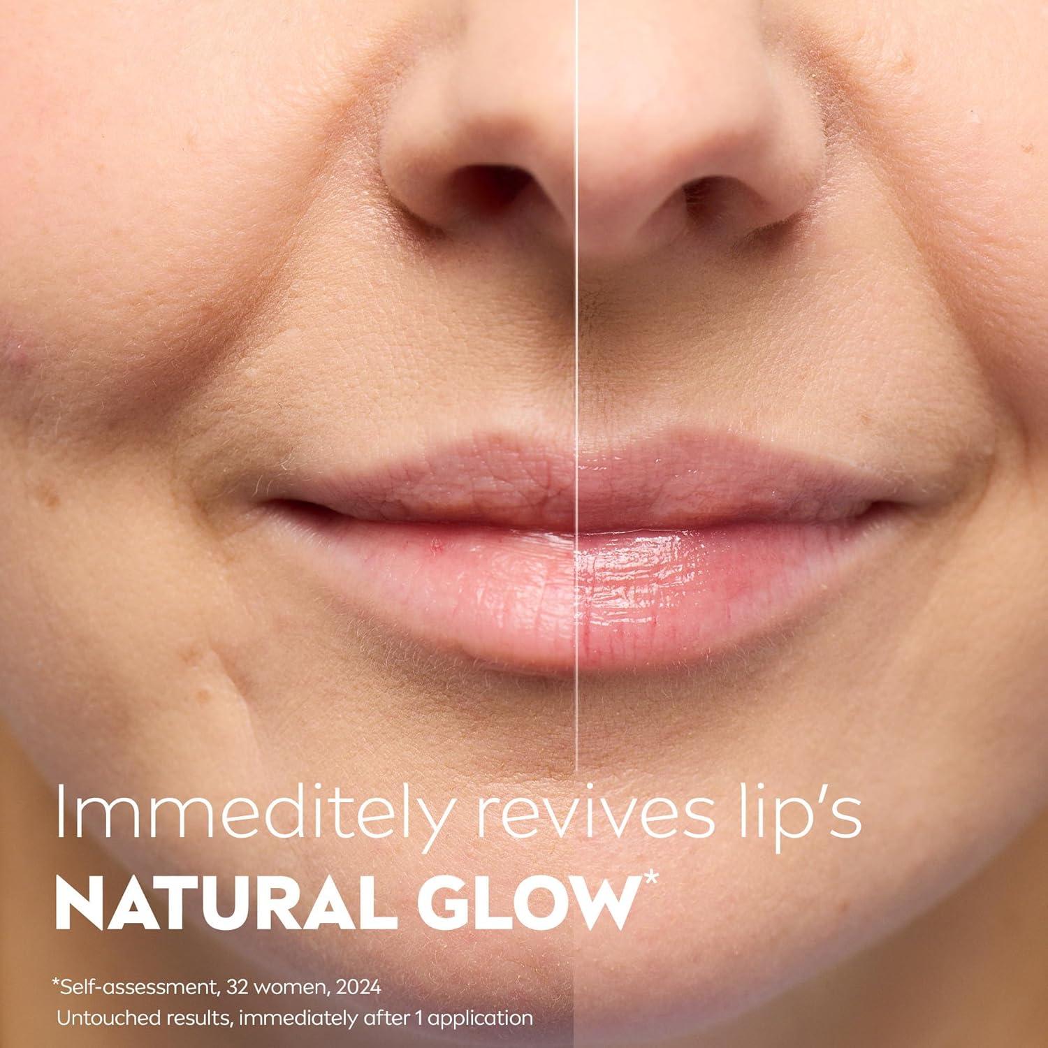 imageNIVEA Glowy Lips Vegan Lip Balm with Hyaluronic Acid Vitamin E and Magnolia Extract Moisturizing Lip Balm Instantly Boosts Natural Lip Glow 035 Fl Oz Tube035 Fl Oz Pack of 2