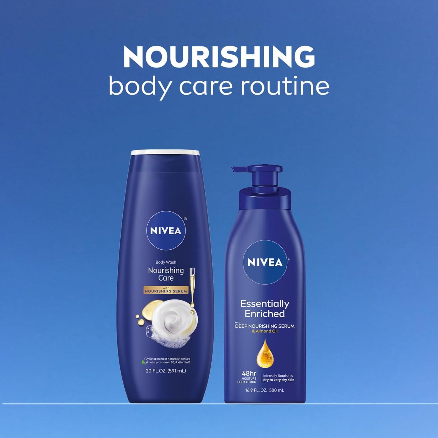imageNIVEA Nourishing Shea Butter Body Wash with Nourishing Serum Moisturizing Body Wash for Women Mothers Day Gifts 20 Fl Oz Bottle20 Fl Oz Pack of 1