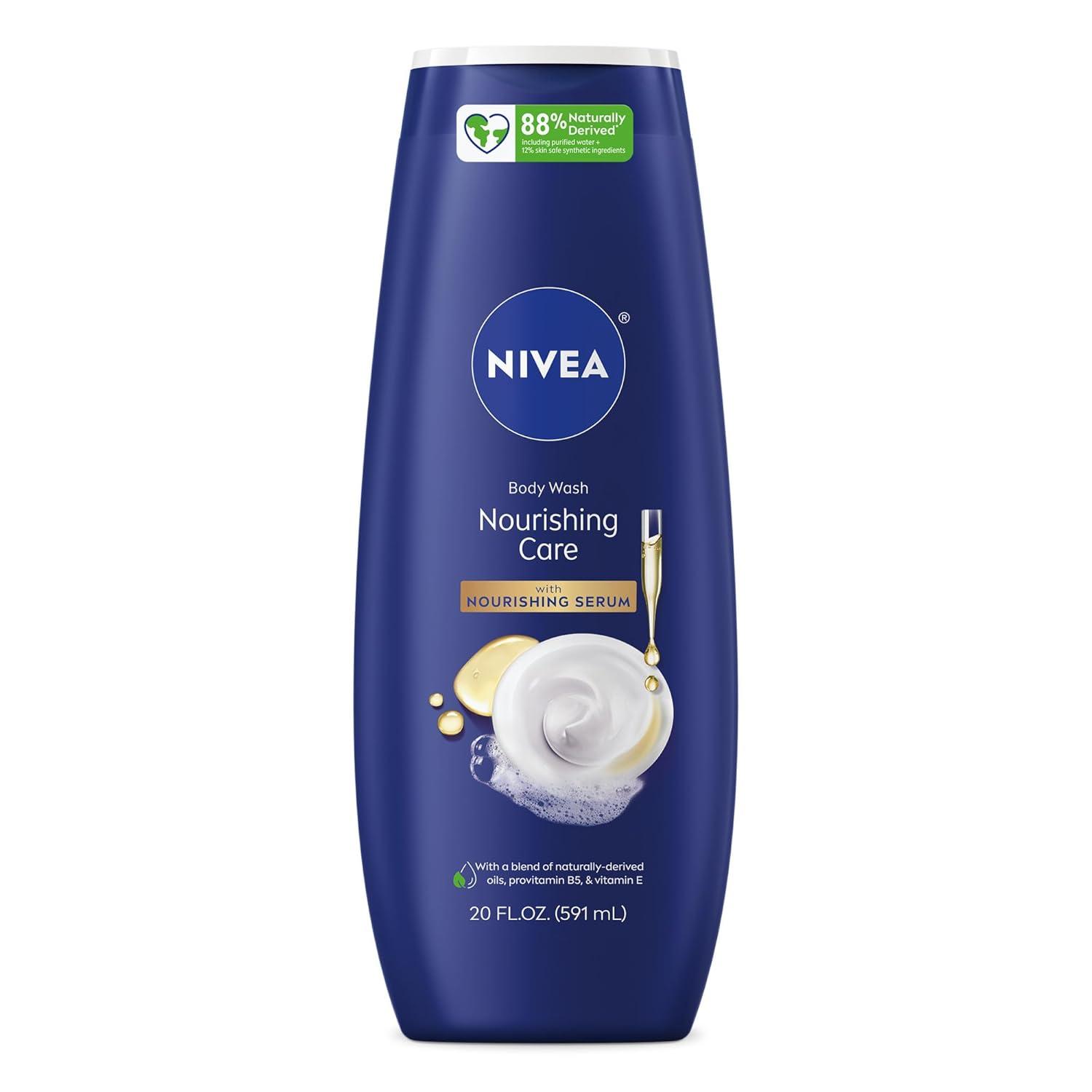 imageNIVEA Nourishing Shea Butter Body Wash with Nourishing Serum Moisturizing Body Wash for Women Mothers Day Gifts 20 Fl Oz Bottle20 Fl Oz Pack of 1