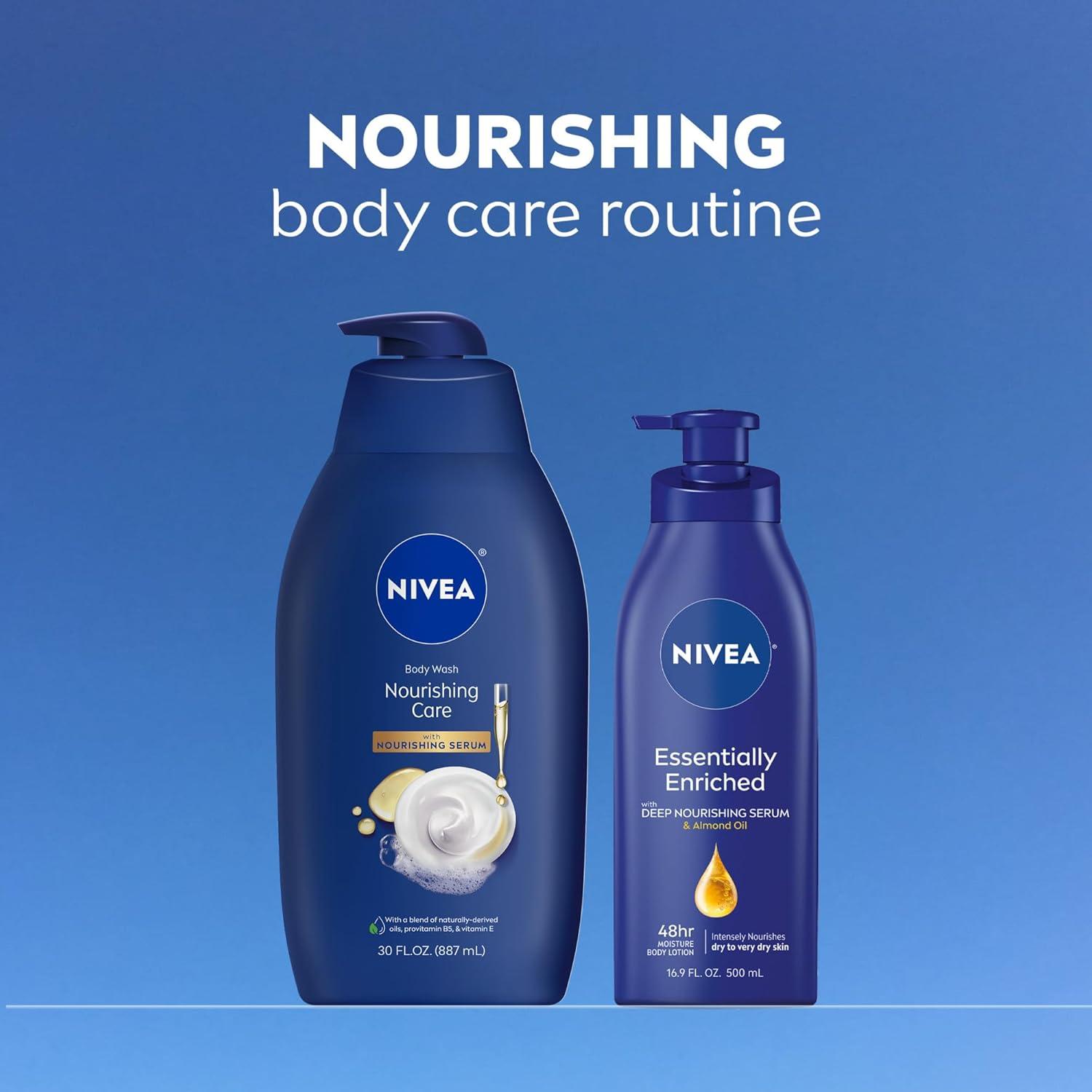 imageNIVEA Nourishing Shea Butter Body Wash with Nourishing Serum Moisturizing Body Wash for Women Mothers Day Gifts 20 Fl Oz Bottle30 Fl Oz Pack of 1