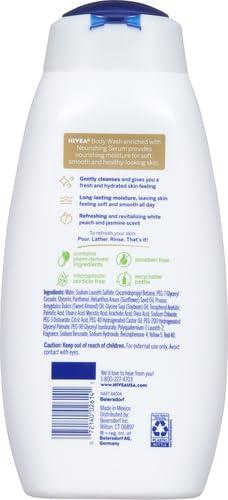 imageNIVEA Refreshing Basil and White Tea Body Wash with Nourishing Serum Scented Body Wash for Women Enriched with Provitamin B5 and Vitamin E 20 Fl Oz Bottle20 Fl Oz Pack of 2