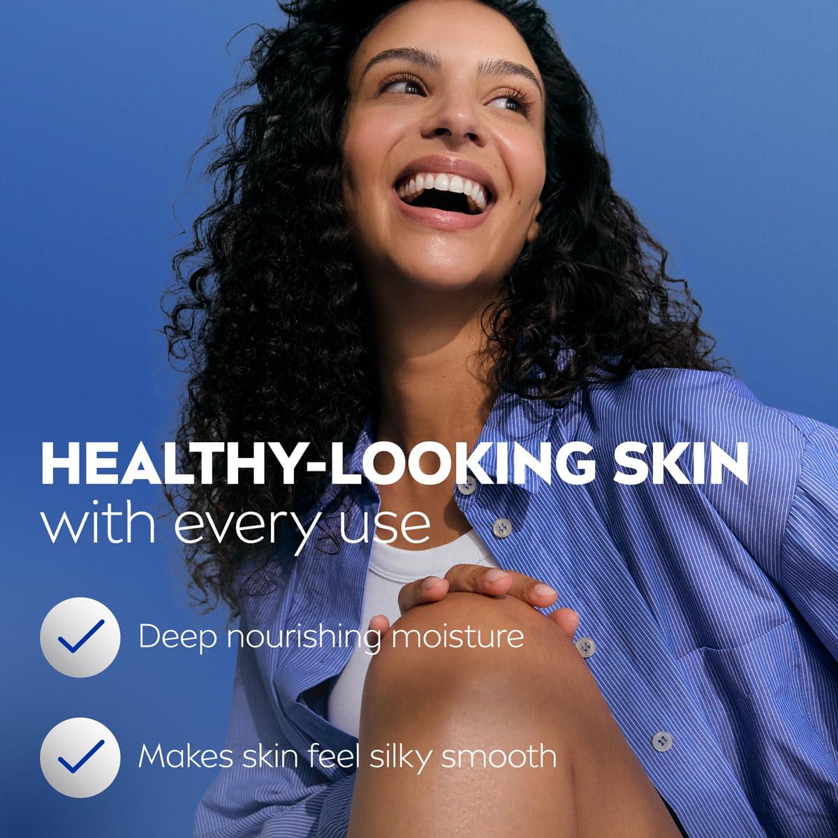 imageNIVEA Shea Nourish Body Lotion for Dry Skin with Hyaluronic Acid Shea Butter and Deep Nourishing Serum 48Hour Body Moisturizer 338 Fl Oz Pump Bottle