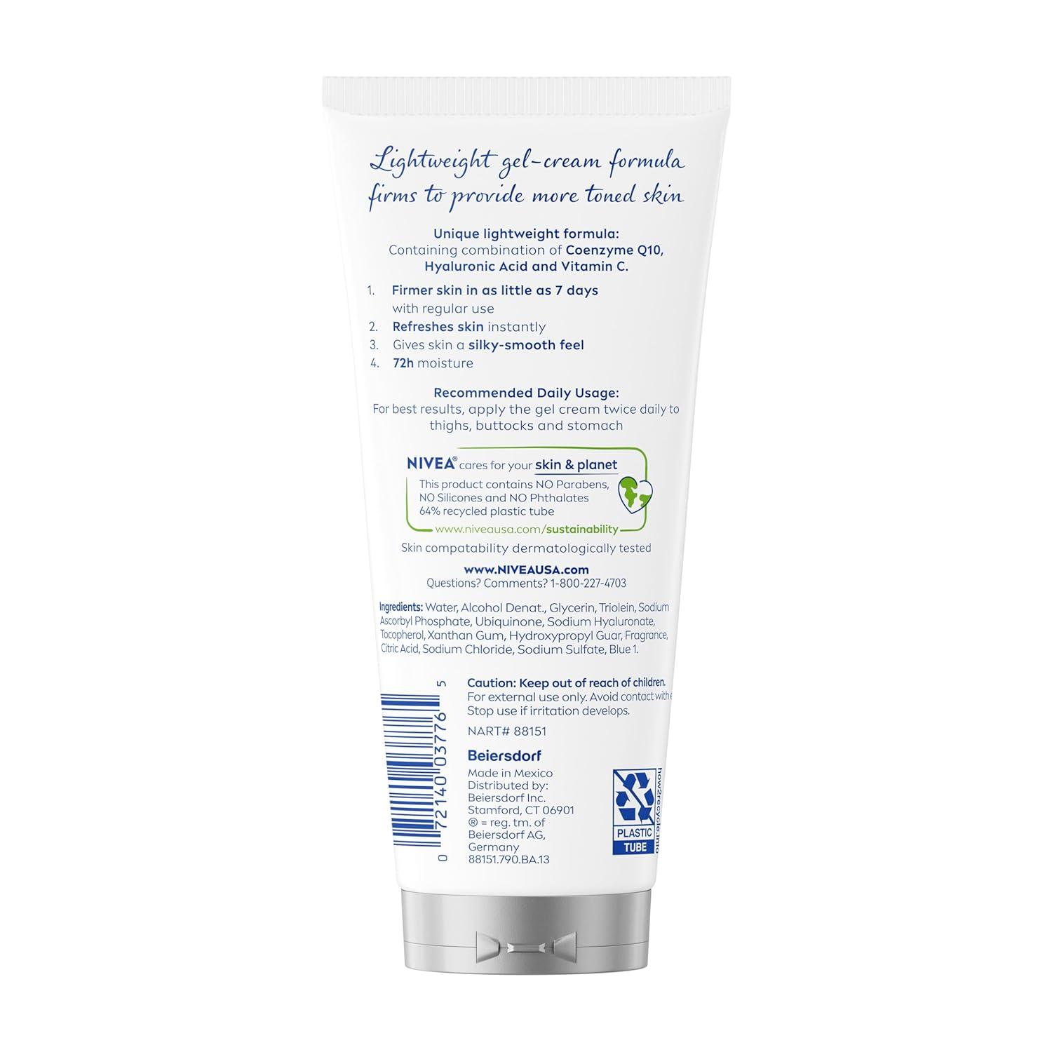 imageNIVEA Skin Firming amp Toning Body Gel Cream with Q10 Hyaluronic Acid and Vitamin C Mothers Day Gifts 67 Oz TubeAlmond