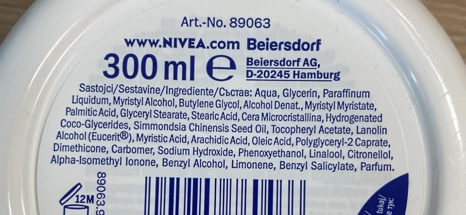 imageNIVEA Soft Refreshingly Soft Moisturizing Cream Lightweight Moisturizer for Face Body and Hands Body Cream Enriched with Jojoba Oil and Vitamin E 26 Oz Tube Pack of 31014 Fl Oz Pack of 1