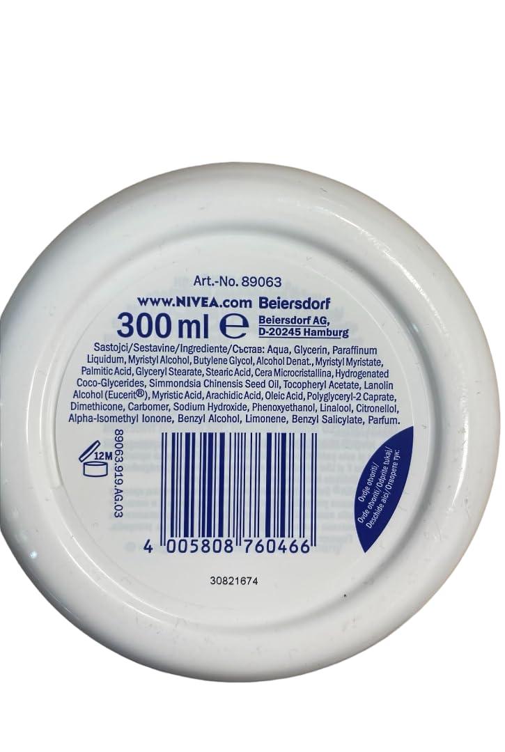 imageNIVEA Soft Refreshingly Soft Moisturizing Cream Lightweight Moisturizer for Face Body and Hands Body Cream Enriched with Jojoba Oil and Vitamin E 26 Oz Tube Pack of 31014 Fl Oz Pack of 1
