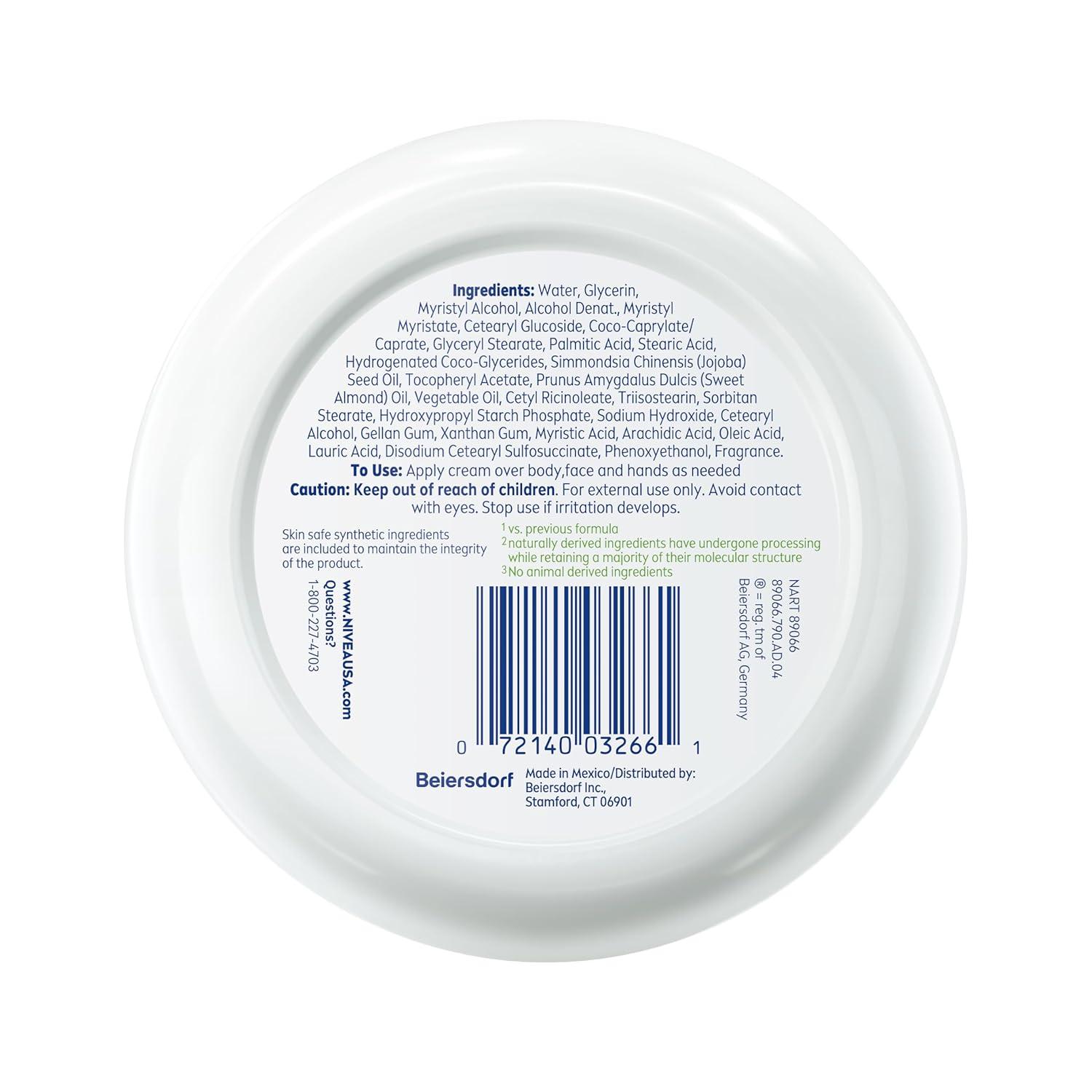 imageNIVEA Soft Refreshingly Soft Moisturizing Cream Lightweight Moisturizer for Face Body and Hands Body Cream Enriched with Jojoba Oil and Vitamin E 26 Oz Tube Pack of 316 Fl Oz Pack of 1