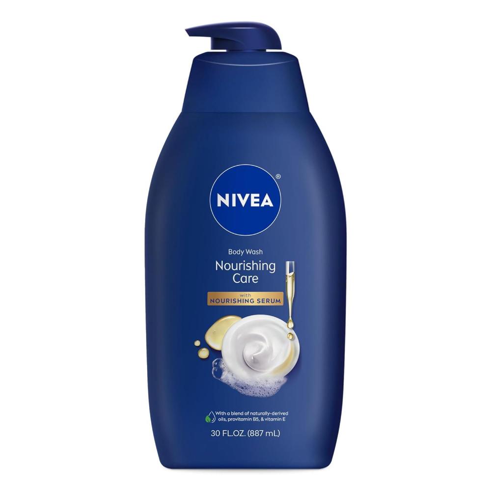 imageNIVEA Nourishing Shea Butter Body Wash with Nourishing Serum Moisturizing Body Wash for Women Mothers Day Gifts 20 Fl Oz Bottle30 Fl Oz Pack of 1
