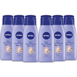NIVEA Cocoa Butter Body Lotion for Dry Skin with Hyaluronic Acid, Cocoa Butter and Deep Nourishing Serum, 72-Hour Body Moisturizer, 33.8 Fl Oz Value Size Pump Bottle(Shea Butter)