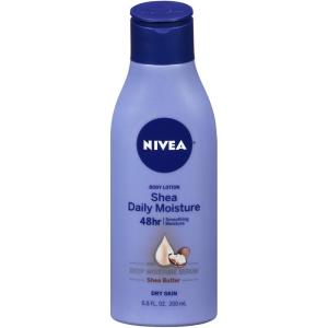 NIVEA Cocoa Butter Body Lotion for Dry Skin with Hyaluronic Acid, Cocoa Butter and Deep Nourishing Serum, 72-Hour Body Moisturizer, 33.8 Fl Oz Value Size Pump Bottle(Shea)