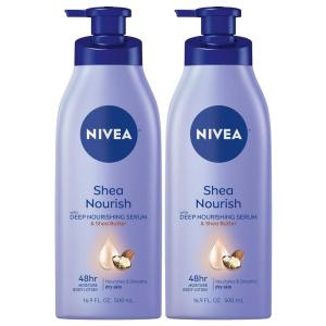 NIVEA Cocoa Butter Body Lotion for Dry Skin with Hyaluronic Acid, Cocoa Butter and Deep Nourishing Serum, 72-Hour Body Moisturizer, 33.8 Fl Oz Value Size Pump Bottle(Smooth)