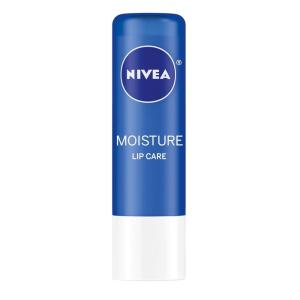 NIVEA Moisture Lip Care, Hydrating Lip Balm with Shea Butter, Mothers Day Gifts, 0.17 Oz Stick, Pack of 4(Unflavored)