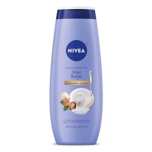 NIVEA Nourishing Shea Butter Body Wash with Nourishing Serum, Moisturizing Body Wash for Women, Mothers Day Gifts, 20 Fl Oz Bottle(20 Fl Oz (Pack of 1))