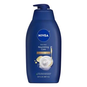 NIVEA Nourishing Shea Butter Body Wash with Nourishing Serum, Moisturizing Body Wash for Women, Mothers Day Gifts, 20 Fl Oz Bottle(30 Fl Oz (Pack of 1))