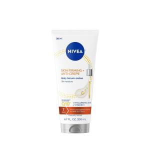 NIVEA Skin Firming & Anti Crepe Body Serum-Lotion with Q10, Hyaluronic Acid and Vitamin C, Mothers Day Gifts, 6.7 Fl Oz Tube